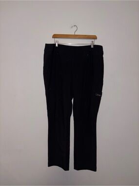 Health Pro • Black Straight Leg Scrub Pants